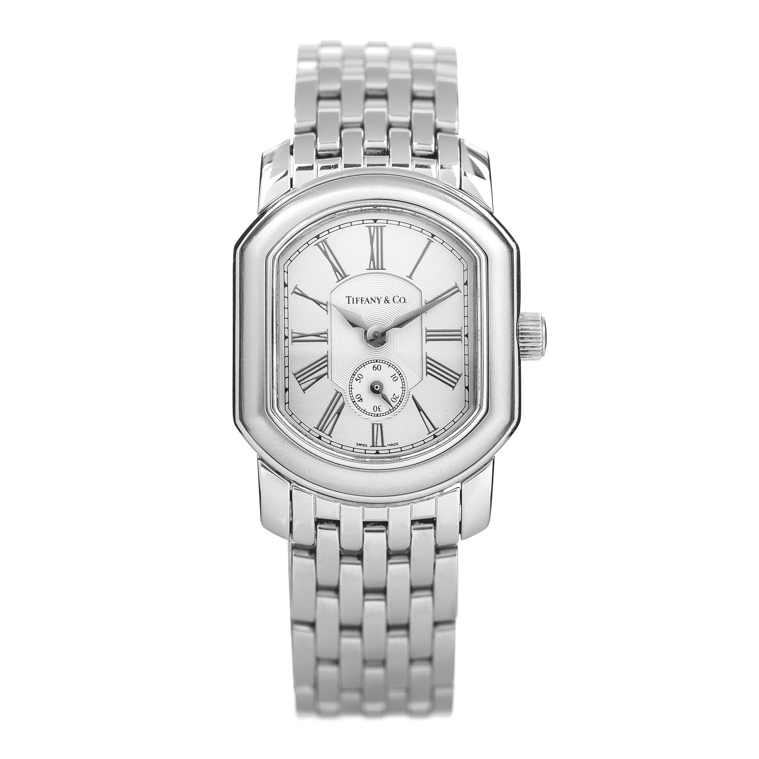 Tiffany Stainless Steel 24mm Mark Coupe Resonator Quartz Watch 1 of 4