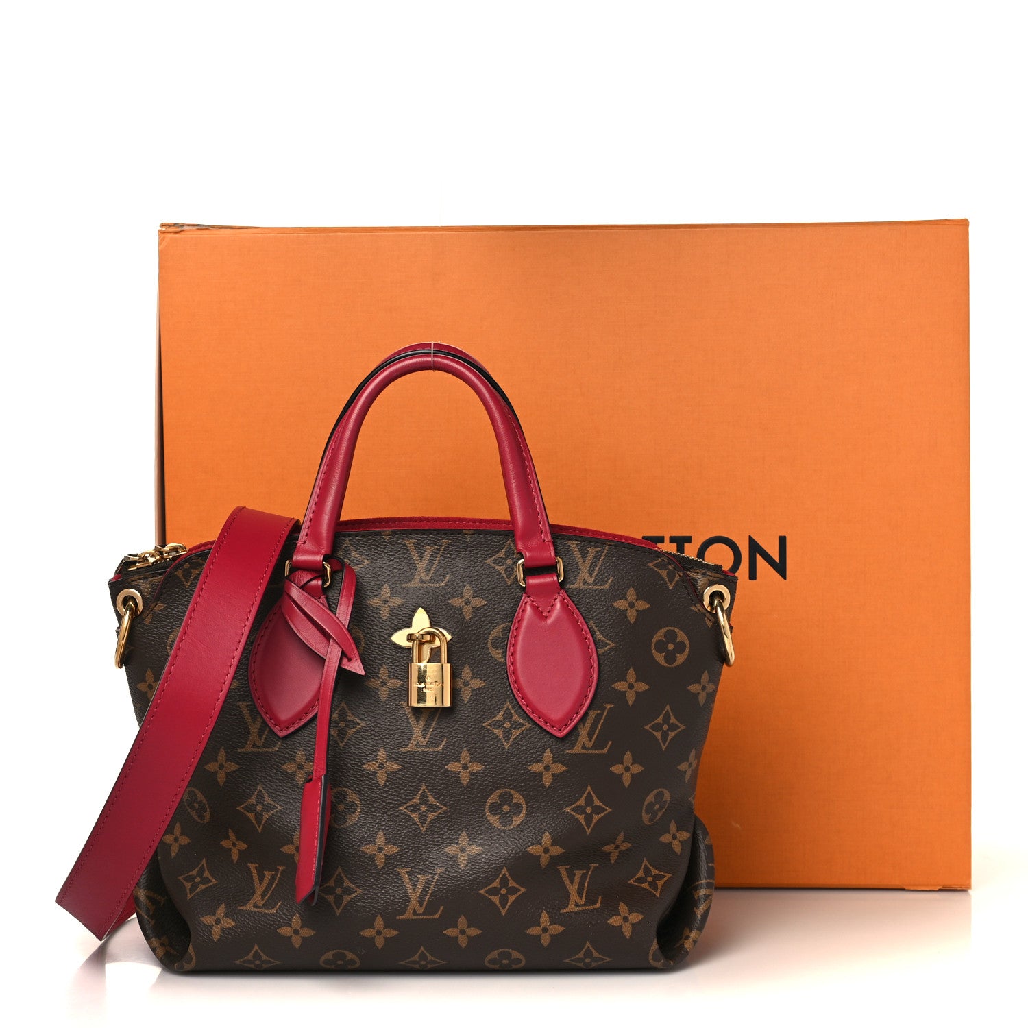 Louis Vuitton Monogram Flower Zipped Tote PM Lie de Vin 15 of 15