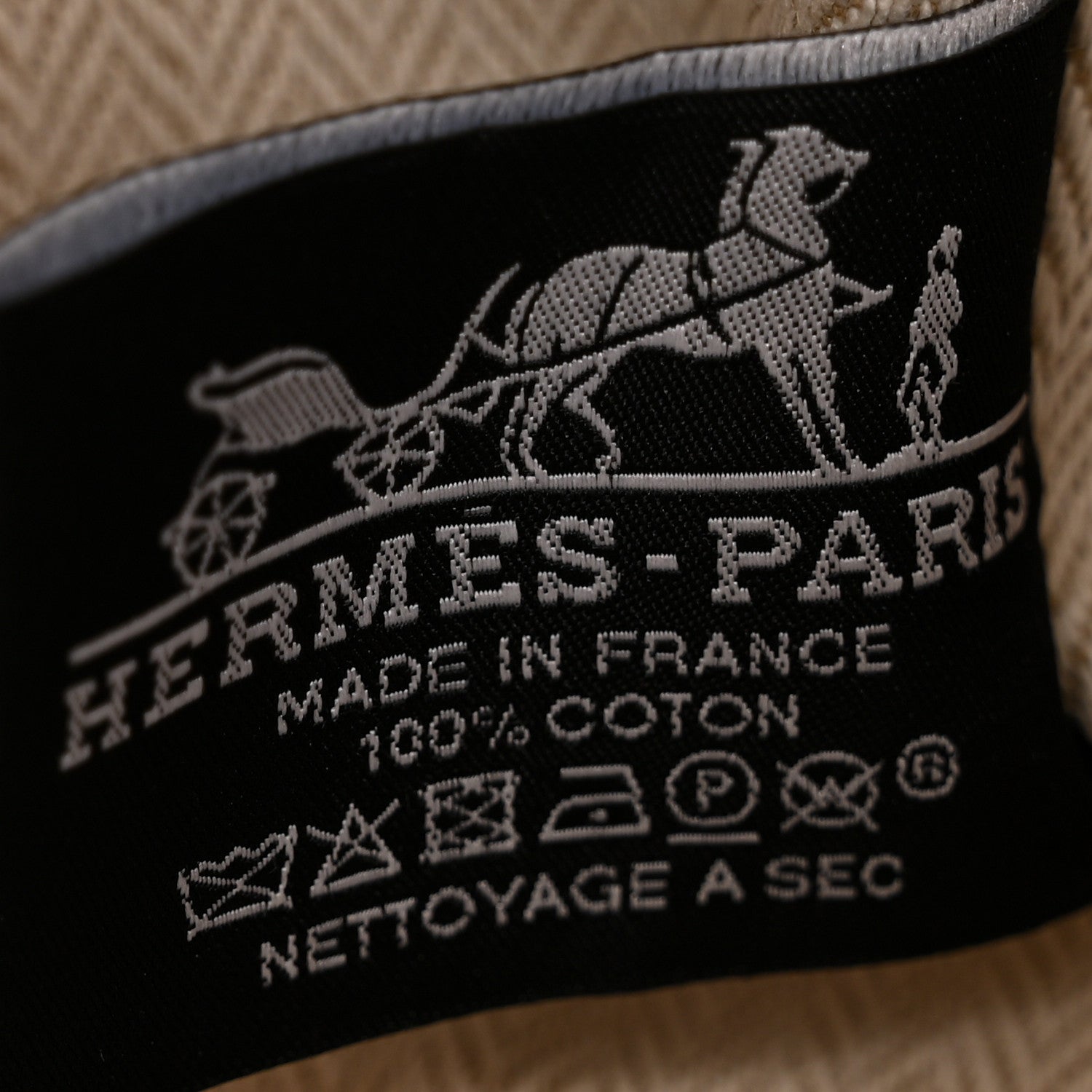 Hermes Cotton Canvas H Pavillon Small Bride-A-Brac Pouch Naturel 6 of 6