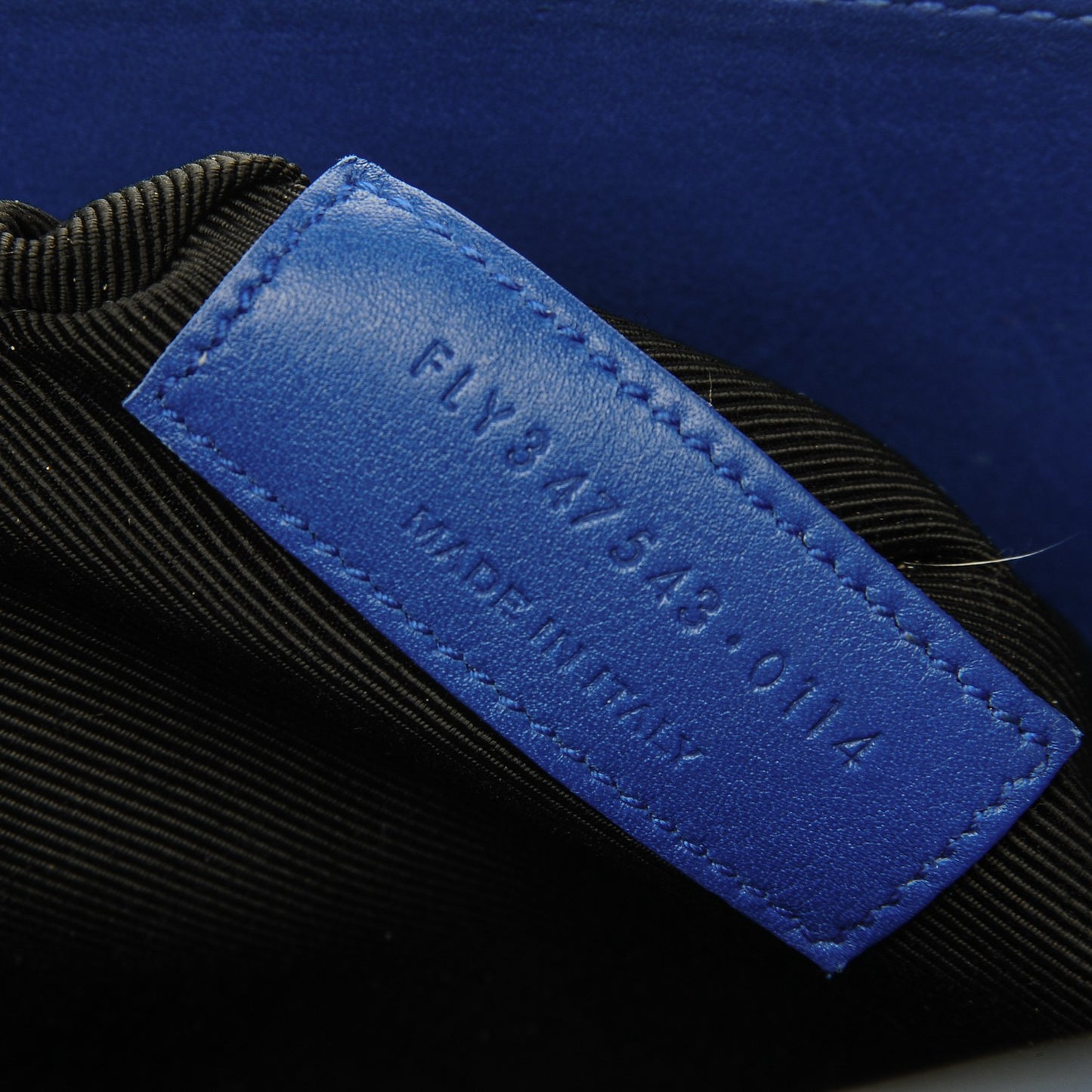 Calfskin Large Sac De Jour Blue