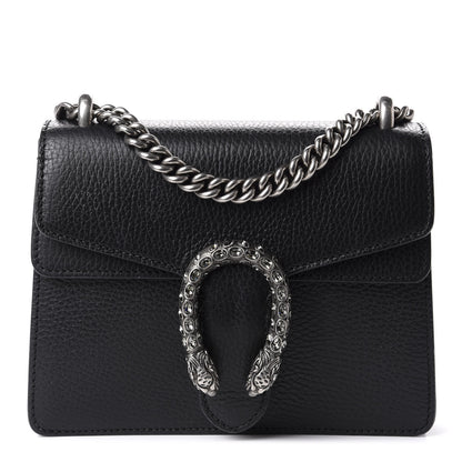 Gucci Calfskin Mini Dionysus Shoulder Bag Black 1 of 13
