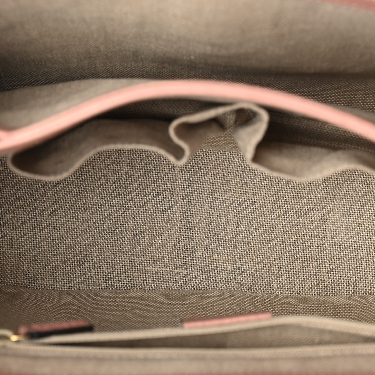 Gucci Dollar Calfskin Medium Interlocking G Top Handle Shoulder Bag Soft Pink 5 of 10