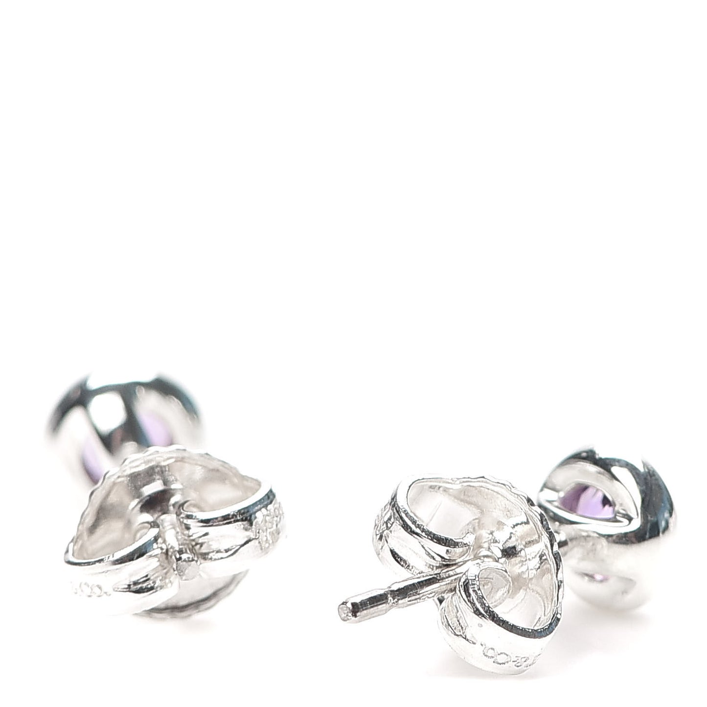 Sterling Silver Amethyst Color By The Yard Earrings