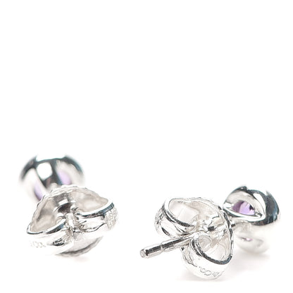 Tiffany Sterling Silver Amethyst Color By The Yard Earrings 3 of 5