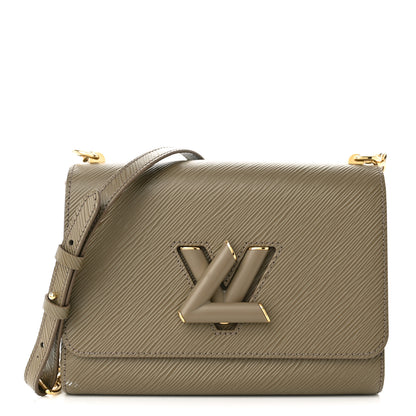 Louis Vuitton Epi Twist Shoulder Bag MM Smokey Brown 3 of 10