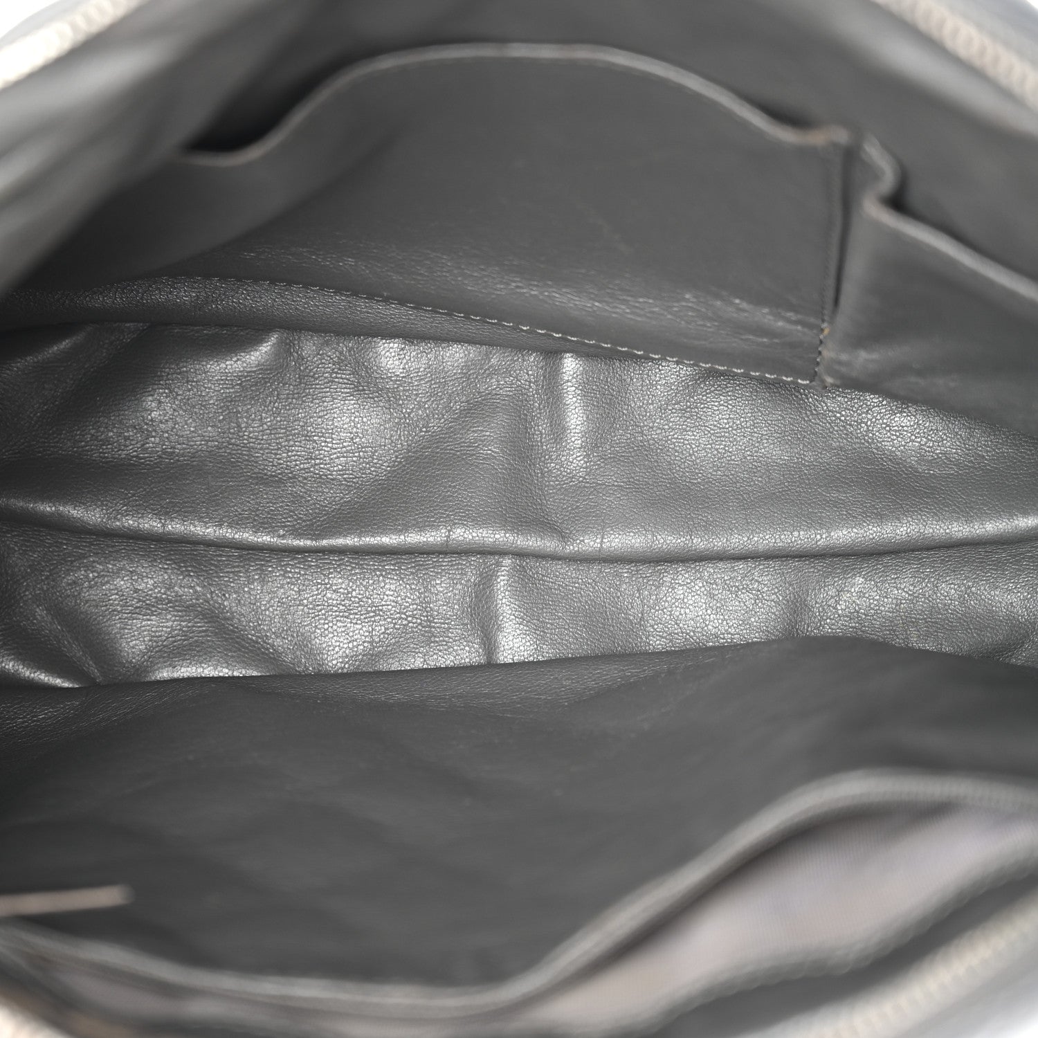 Chanel Aged Calfskin Quilted Large Reissue Camera Case Grey 5 of 12
