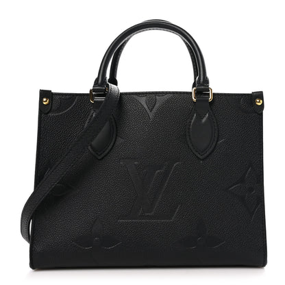 Louis Vuitton Empreinte Monogram Giant Onthego PM Black 1 of 9