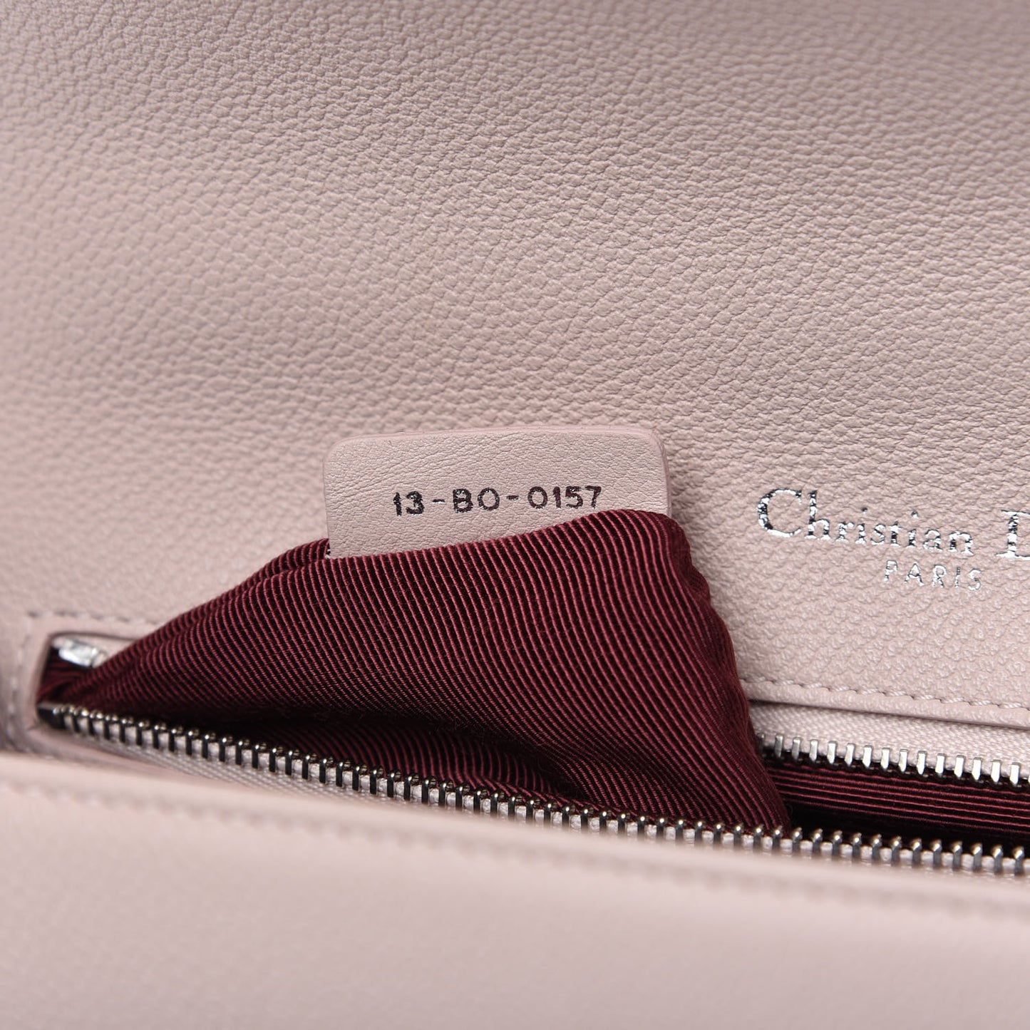 Grained Calfskin Cannage Medium Diorama Flap Bag Rose Poudre