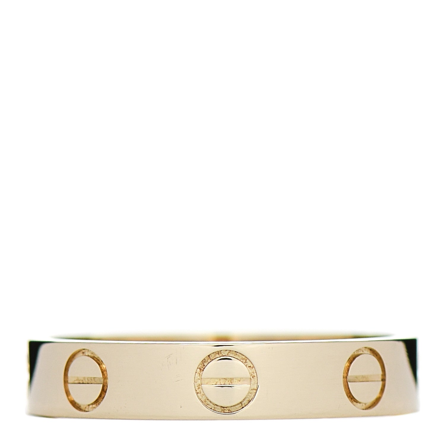 Cartier 18K Yellow Gold 3.5mm LOVE Wedding Band Ring 51 5.75 3 of 5