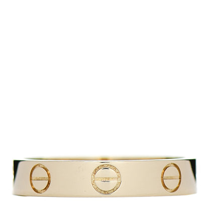 Cartier 18K Yellow Gold 3.5mm LOVE Wedding Band Ring 51 5.75 3 of 5
