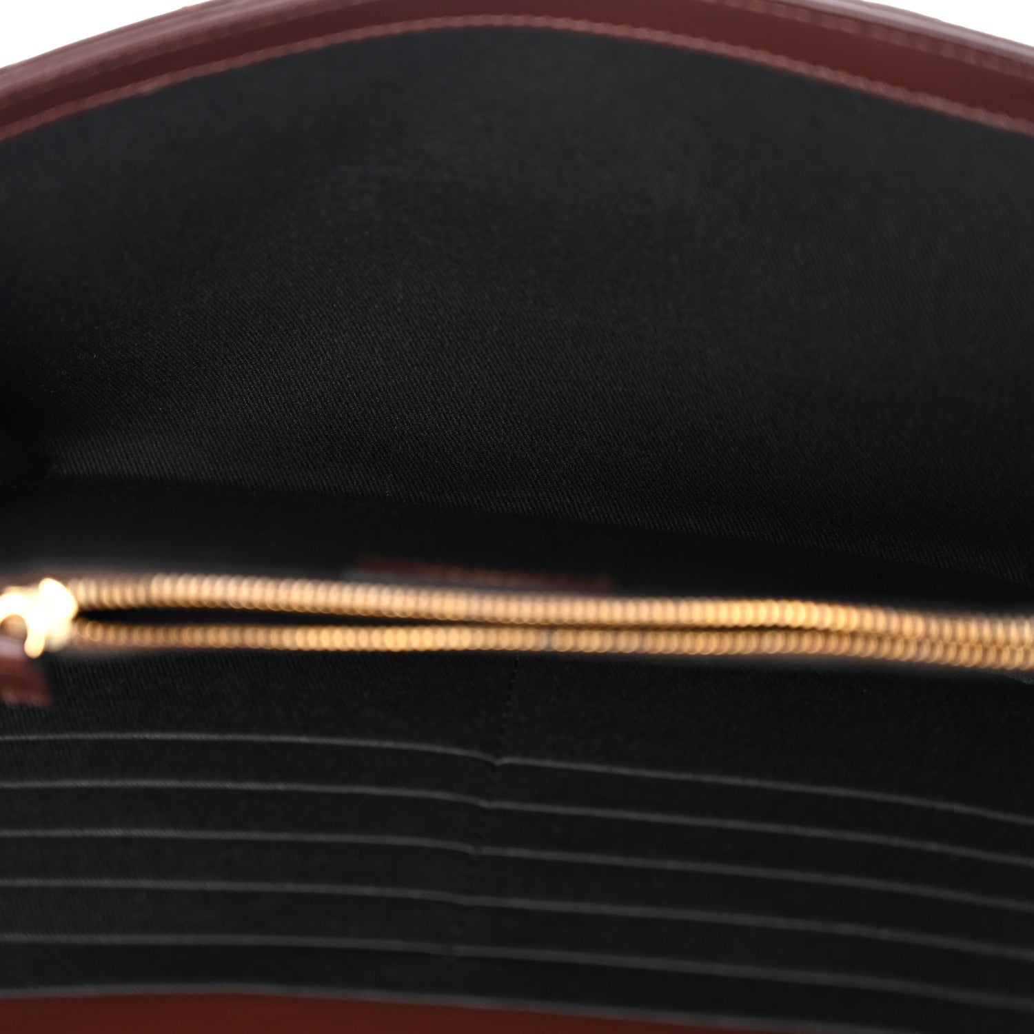 Versace Lambskin Quilted Medusa Wallet On Chain Crossbody Chocolate 5 of 10