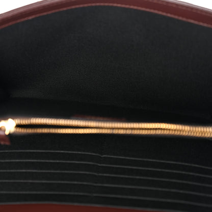 Versace Lambskin Quilted Medusa Wallet On Chain Crossbody Chocolate 5 of 10