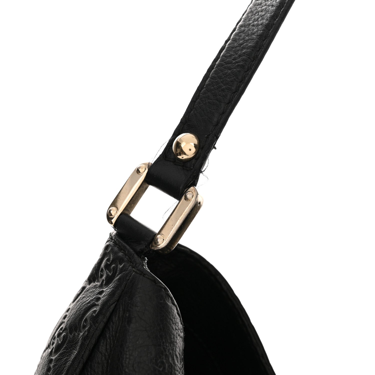 Gucci Guccissima Large New Ladies Web Hobo Black 13 of 14