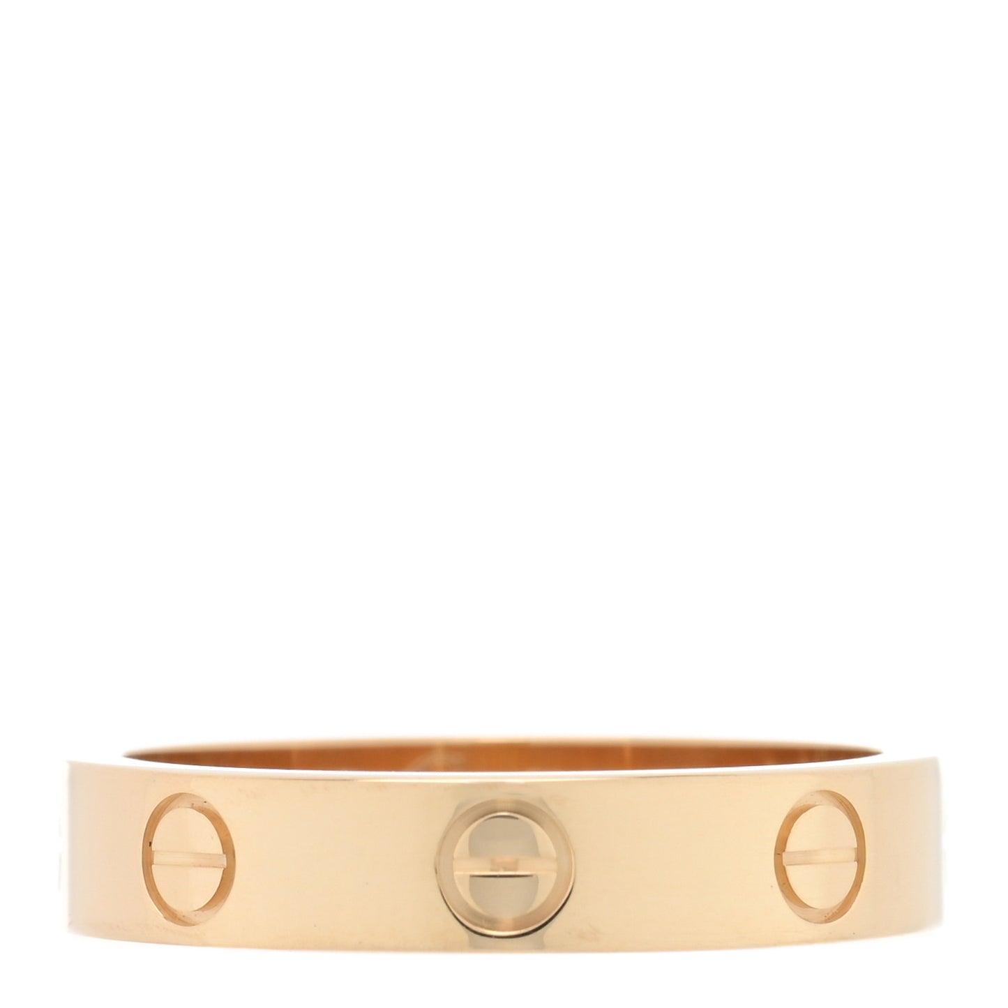 18K Yellow Gold Diamond 4mm LOVE Wedding Band Ring 53 6.25