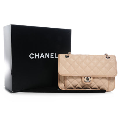 Chanel Caviar French Riviera Large Flap Beige 8 of 8