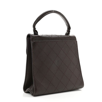Chanel Caviar Quilted Small Kelly Flap Brown 3 of 10