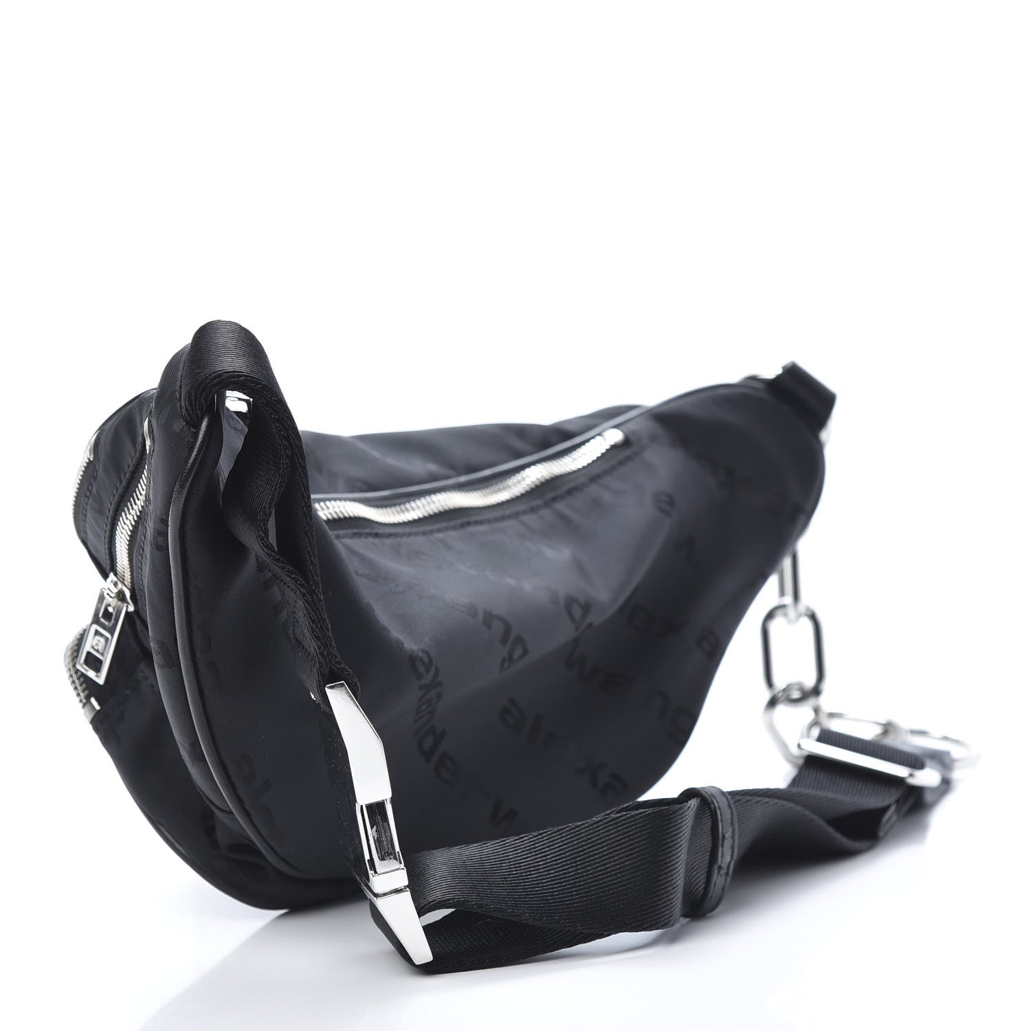 Alexander Wang Nylon Logo Printed Attica Belt Bag Black 3 of 10