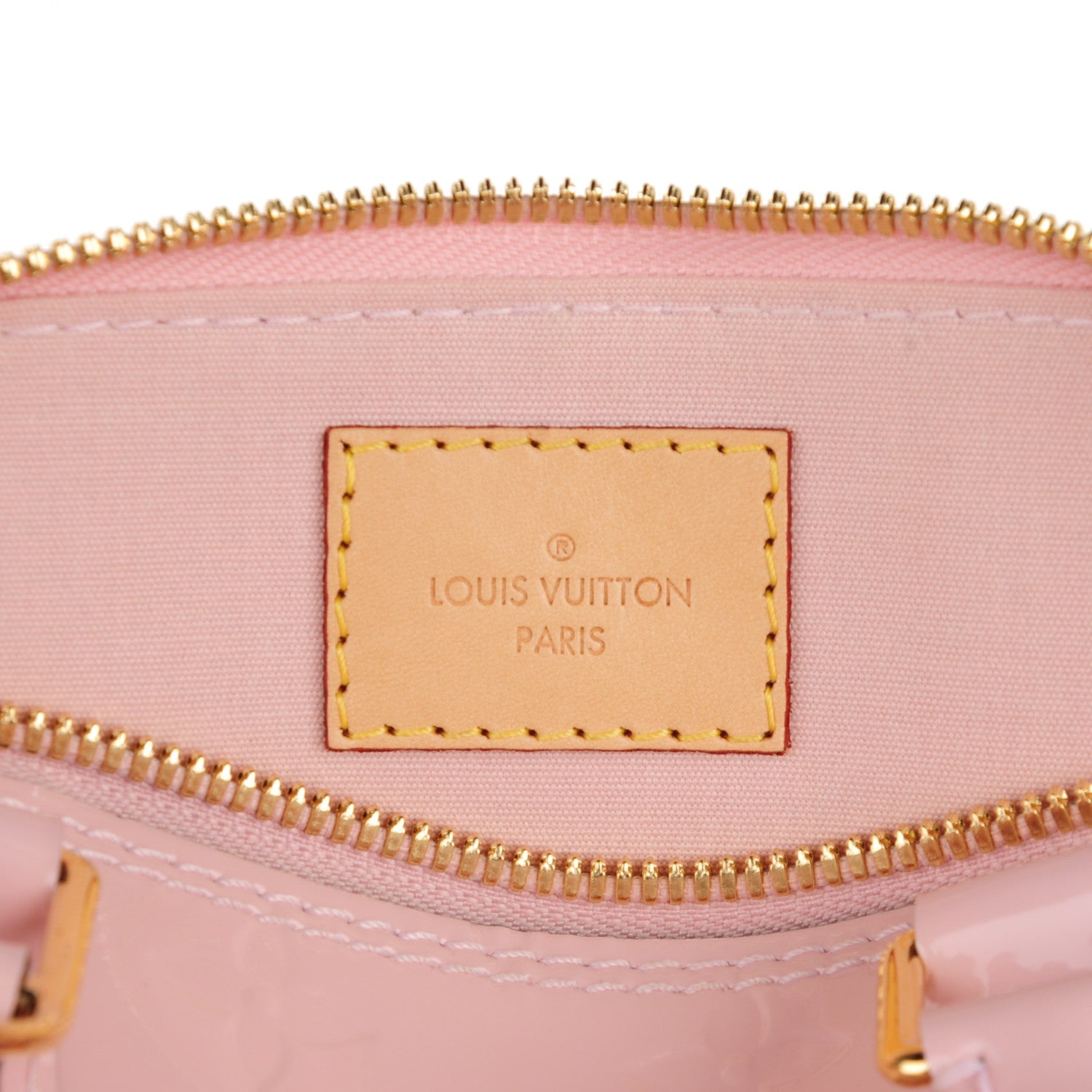 Louis Vuitton Vernis Alma BB Rose Ballerine 7 of 9