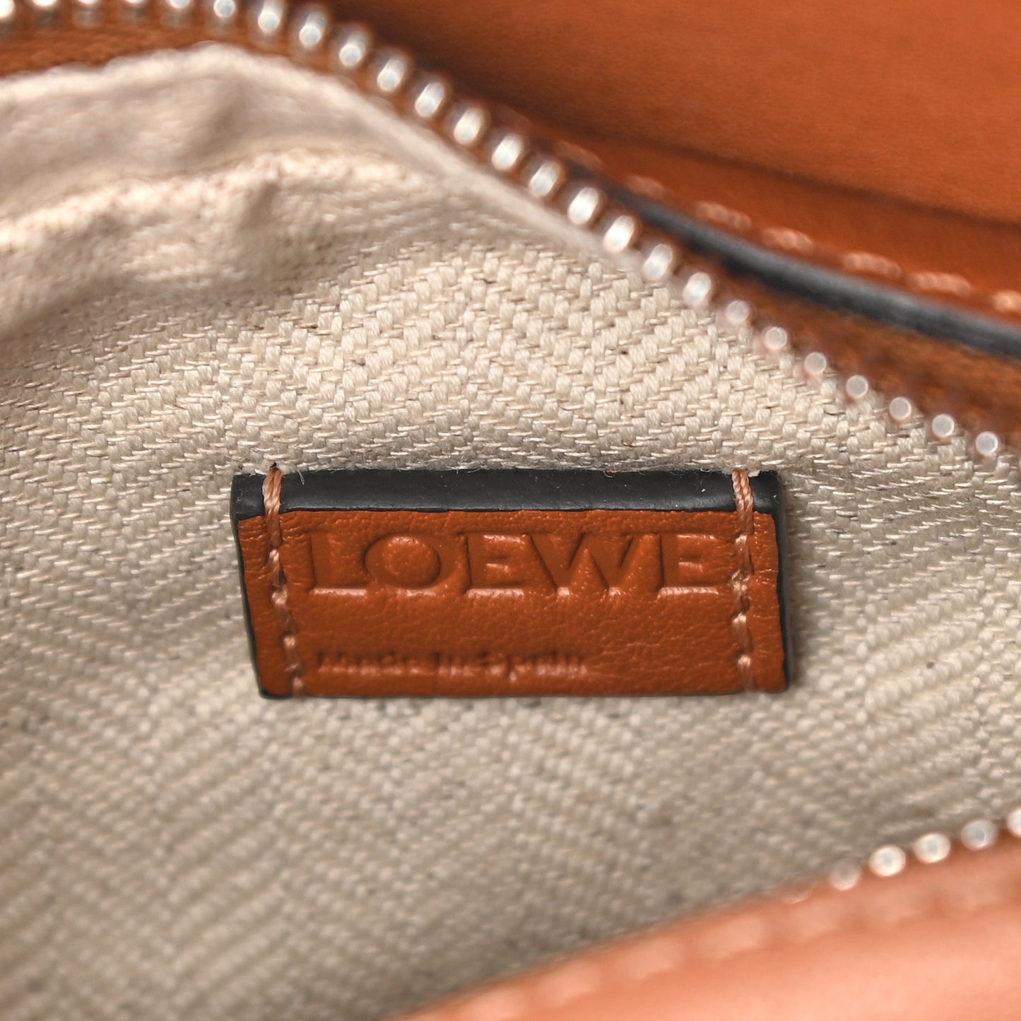 Calfskin Nano Puzzle Bag Tan