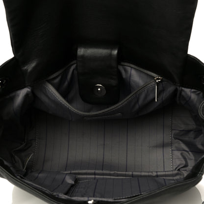 Chanel Lambskin Studded Accordion CC Flap Black 4 of 21