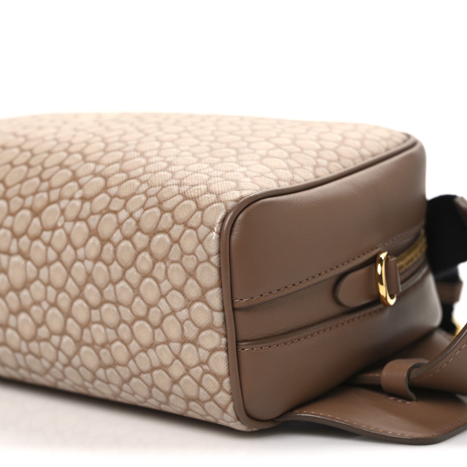 Burberry Calfskin Stingray Print Cube Bumbag Light Sand 10 of 11