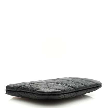 Chanel Caviar Quilted Small Cosmetic Case Black 4 of 7