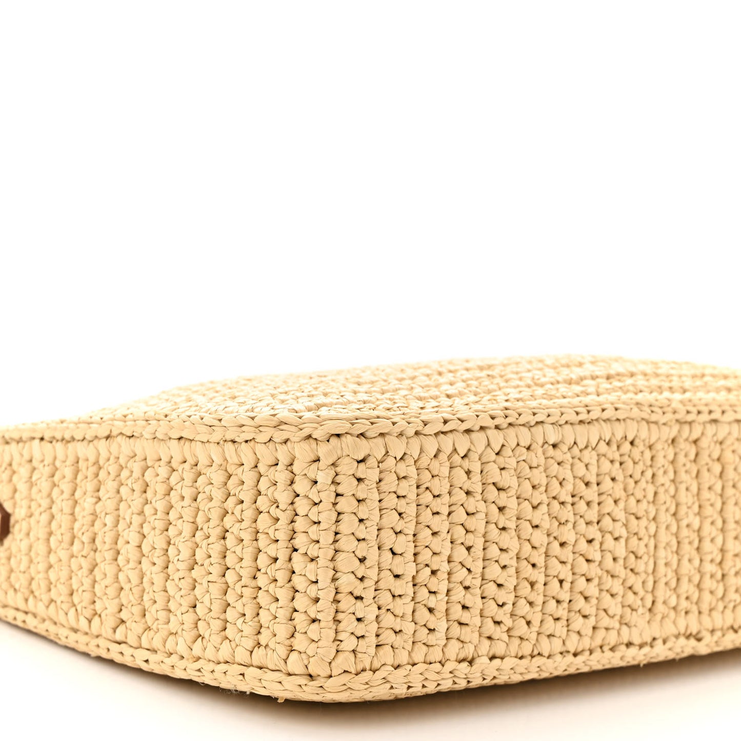 Yarn Raffia Effect Crochet Re-Edition 2005 Shoulder Bag Naturale