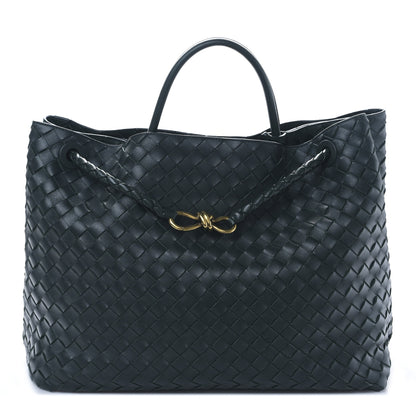 Bottega Veneta Nappa Intrecciato Large Andiamo Shoulder Bag Emerald Green 1 of 8