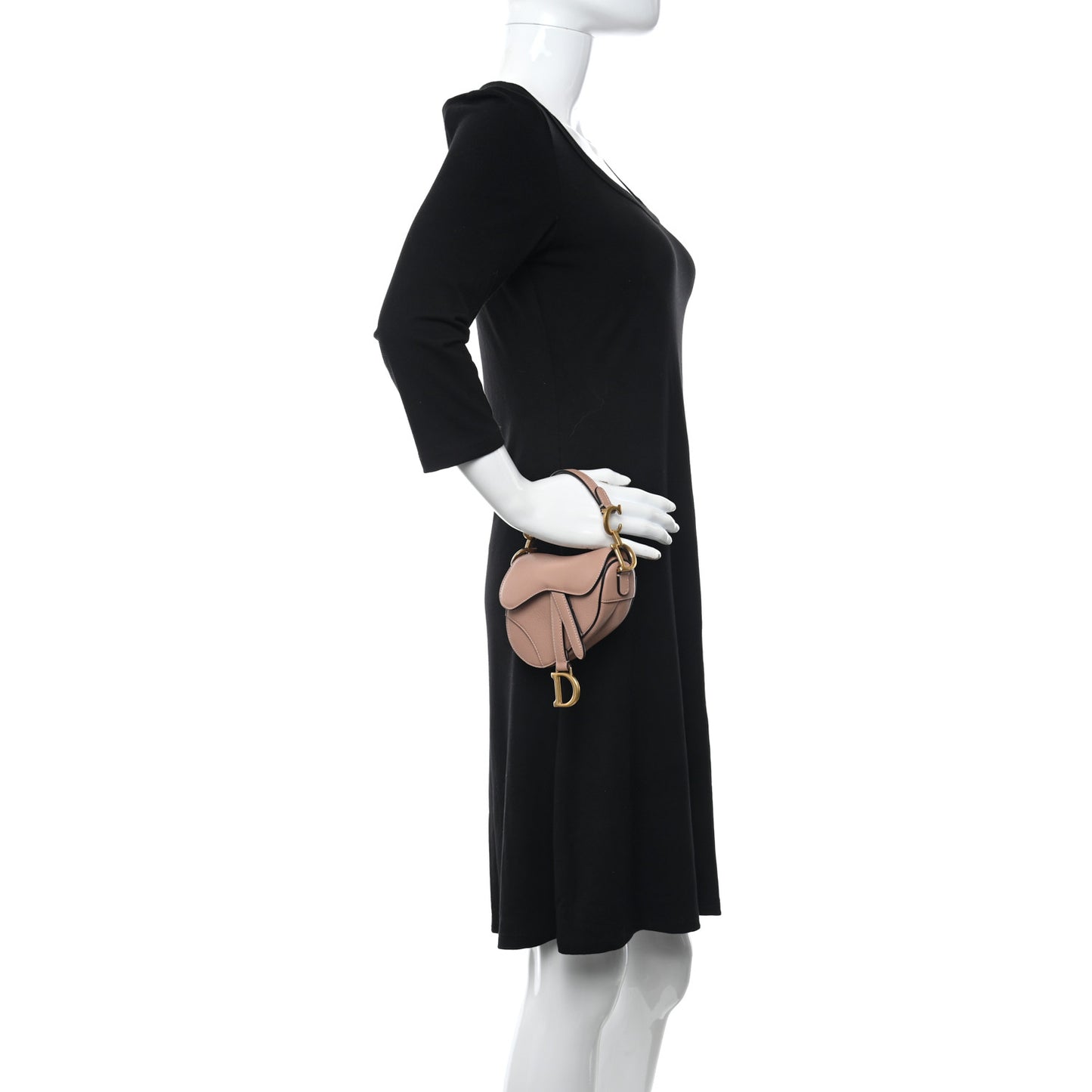 Goatskin Micro Saddle Bag Rose Des Vent