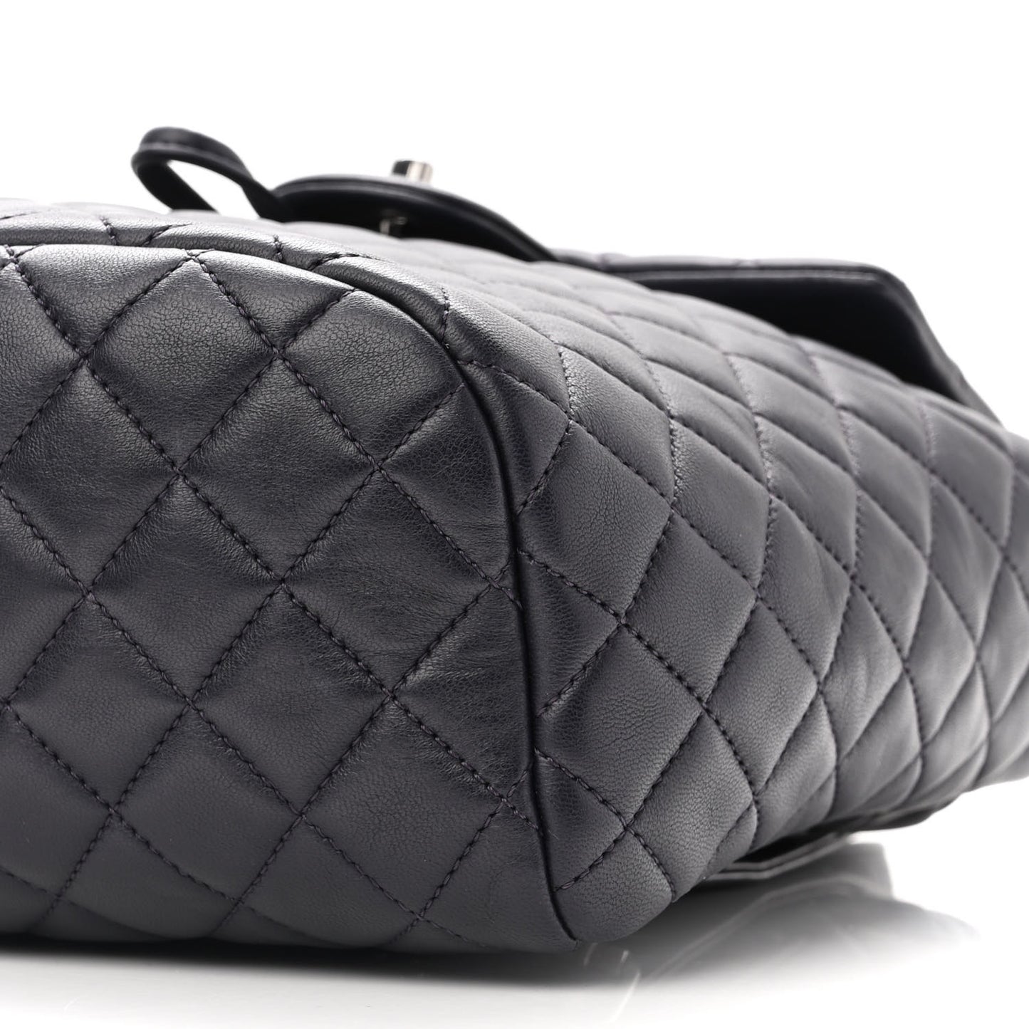 Lambskin Quilted Small Urban Spirit Backpack Navy