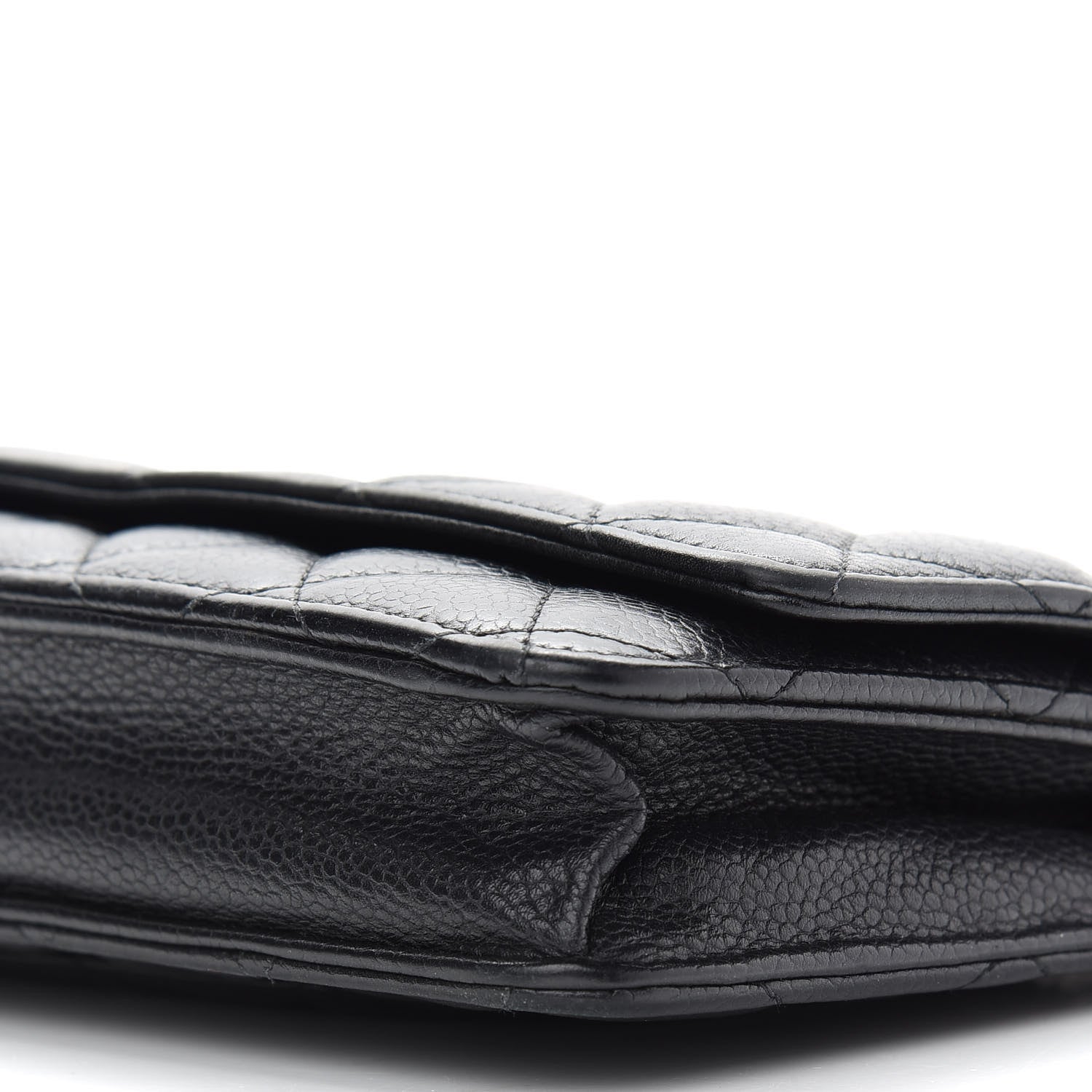 Chanel Caviar Quilted Wallet On Chain WOC Black 10 of 10