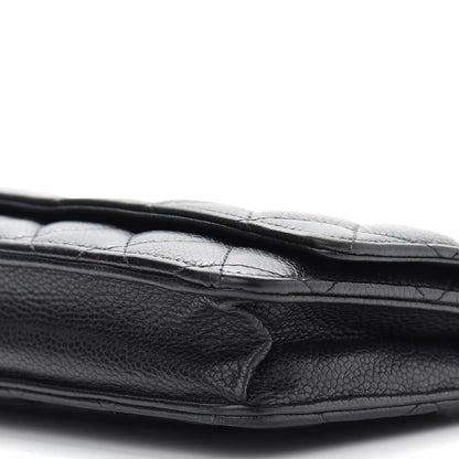 Chanel Caviar Quilted Wallet On Chain WOC Black 10 of 10