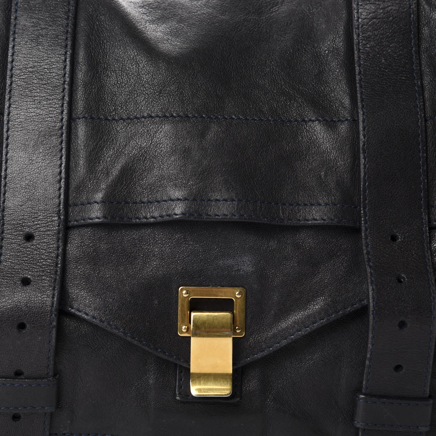Proenza Schouler Lambskin Medium PS1 Satchel Black 11 of 12