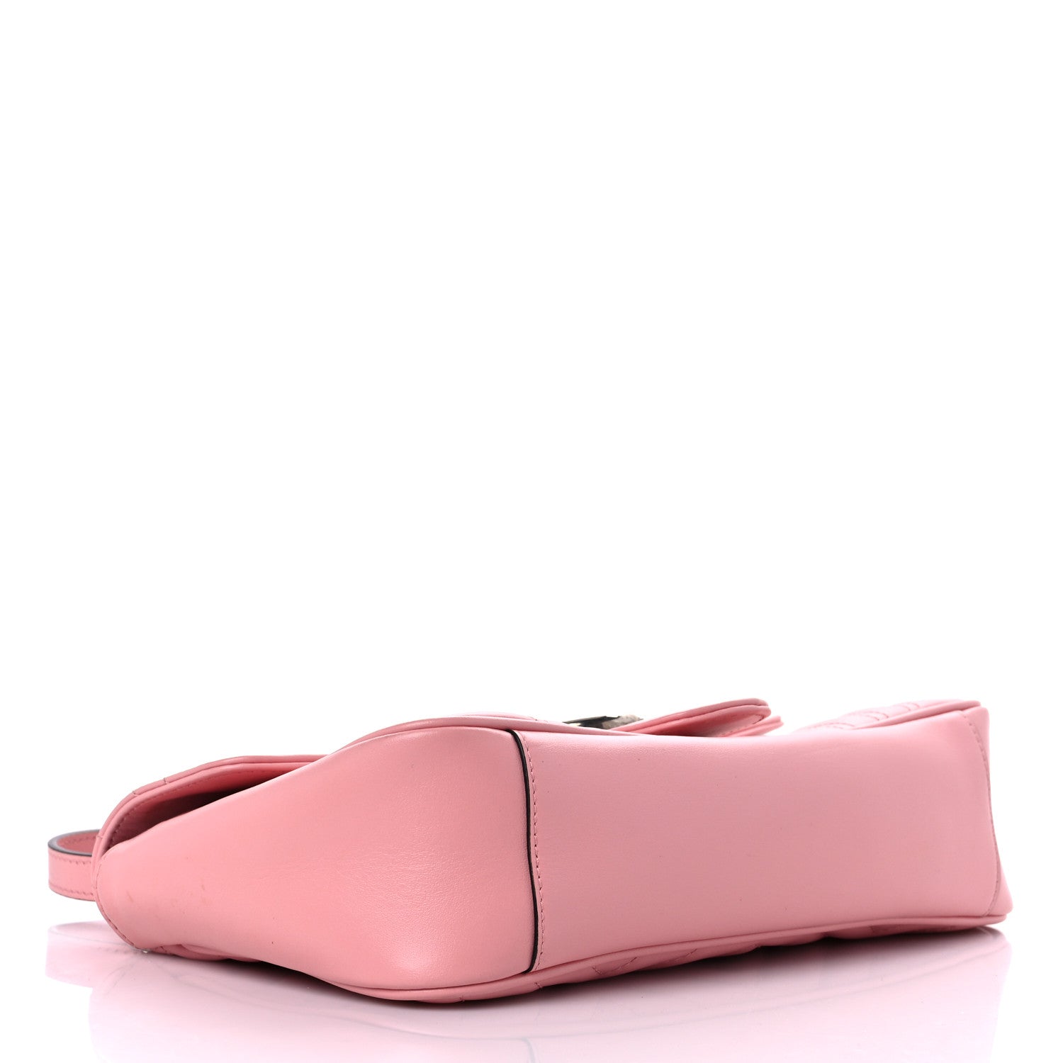 Gucci Calfskin Matelasse Small GG Marmont Shoulder Bag Wild Rose 4 of 12