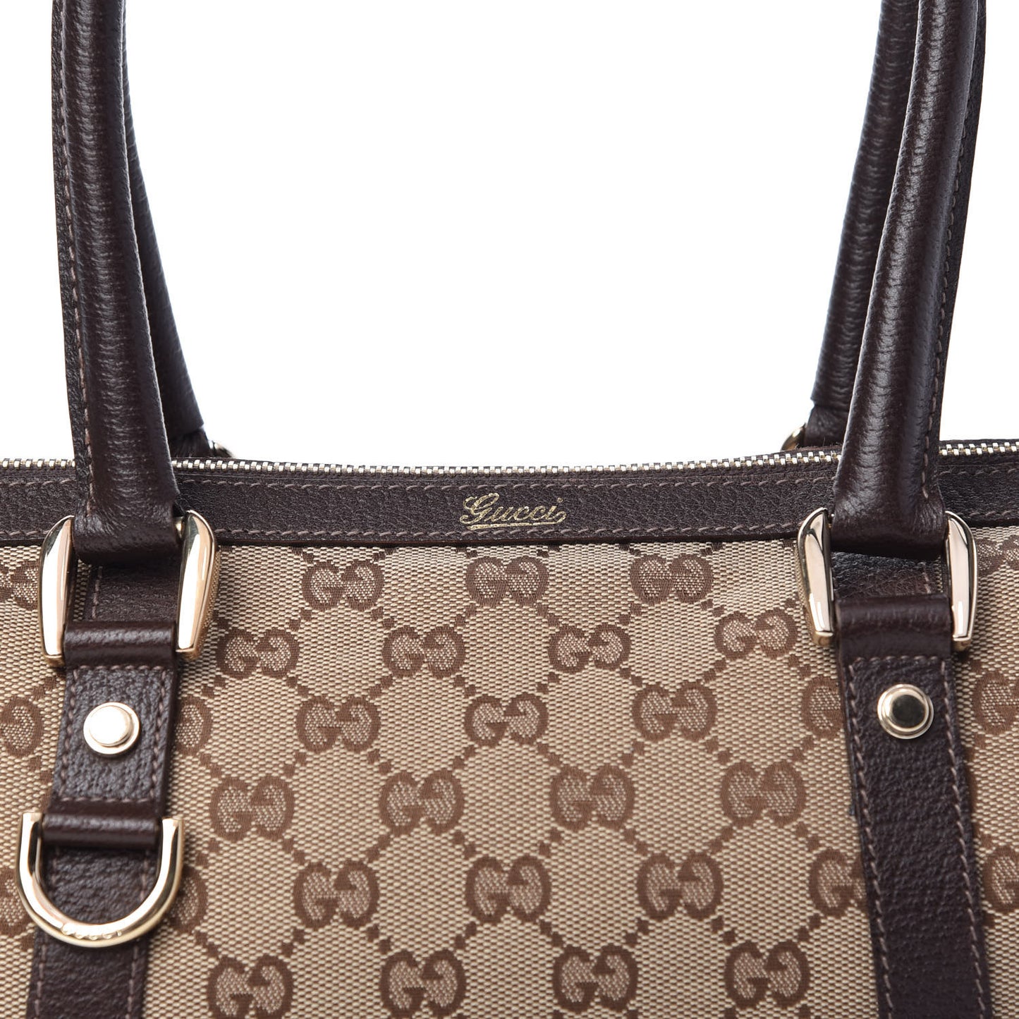 Monogram Small Abbey Boston Dark Brown