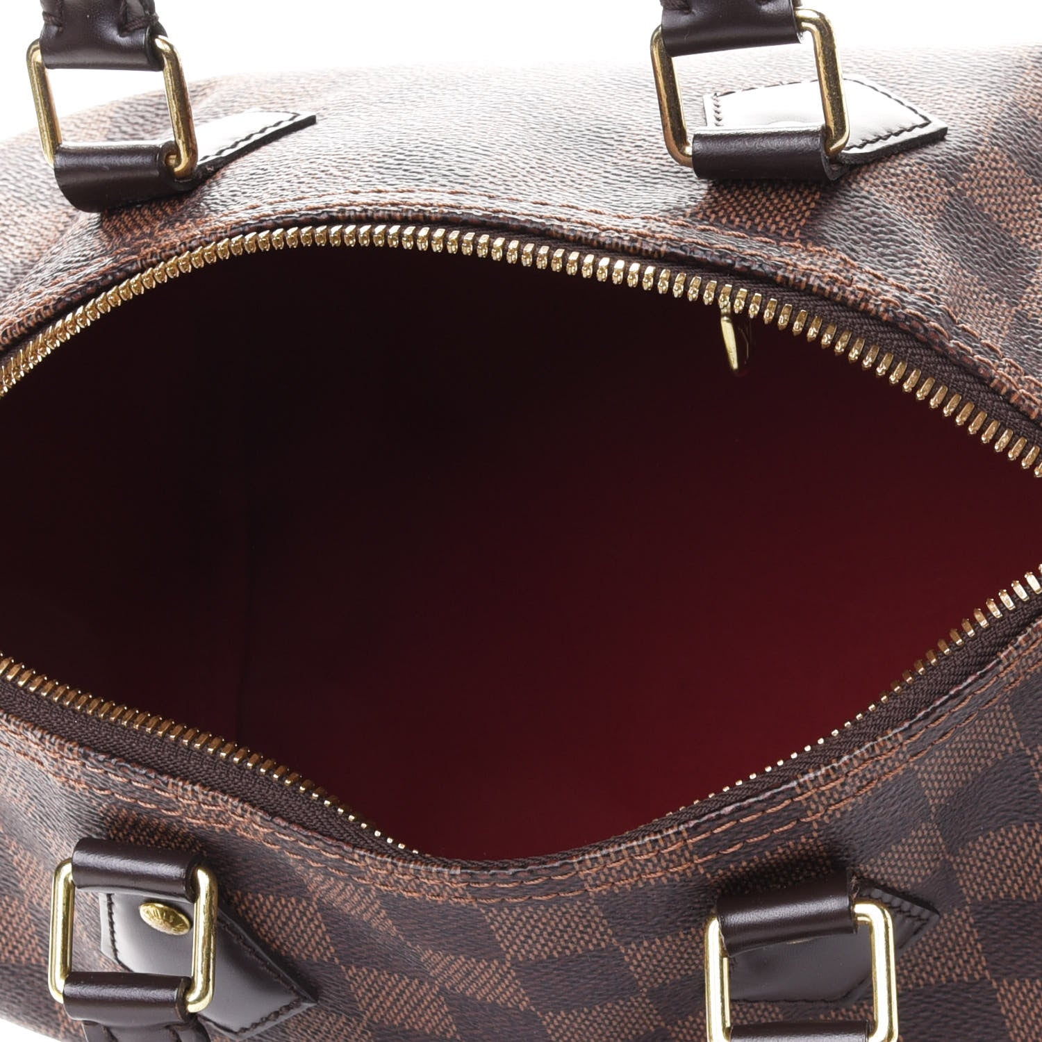 Louis Vuitton Damier Ebene Speedy Bandouliere 25 4 of 4