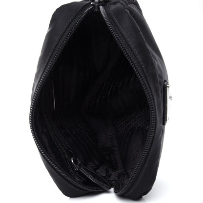 Prada Tessuto Nylon Saffiano Wristlet Black 4 of 4