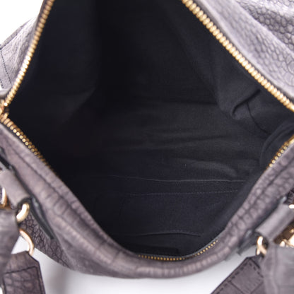 Givenchy Nubuck Crocodile Embossed Medium Pandora Grey 7 of 9