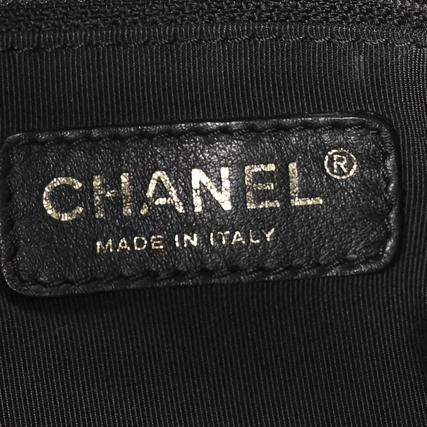 Calfskin Cerf Executive Shopper Tote Black