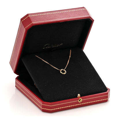 Cartier 18K Pink White Yellow Gold Trinity De Cartier Pendant Necklace 5 of 5