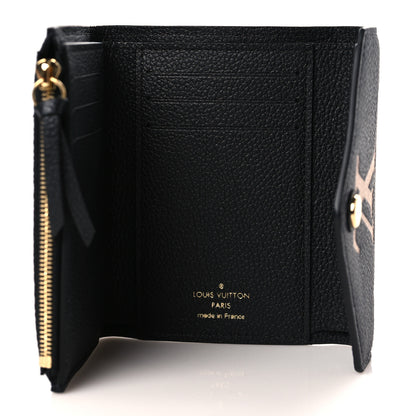 Louis Vuitton Empreinte Monogram Giant Victorine Wallet Black Beige 5 of 7