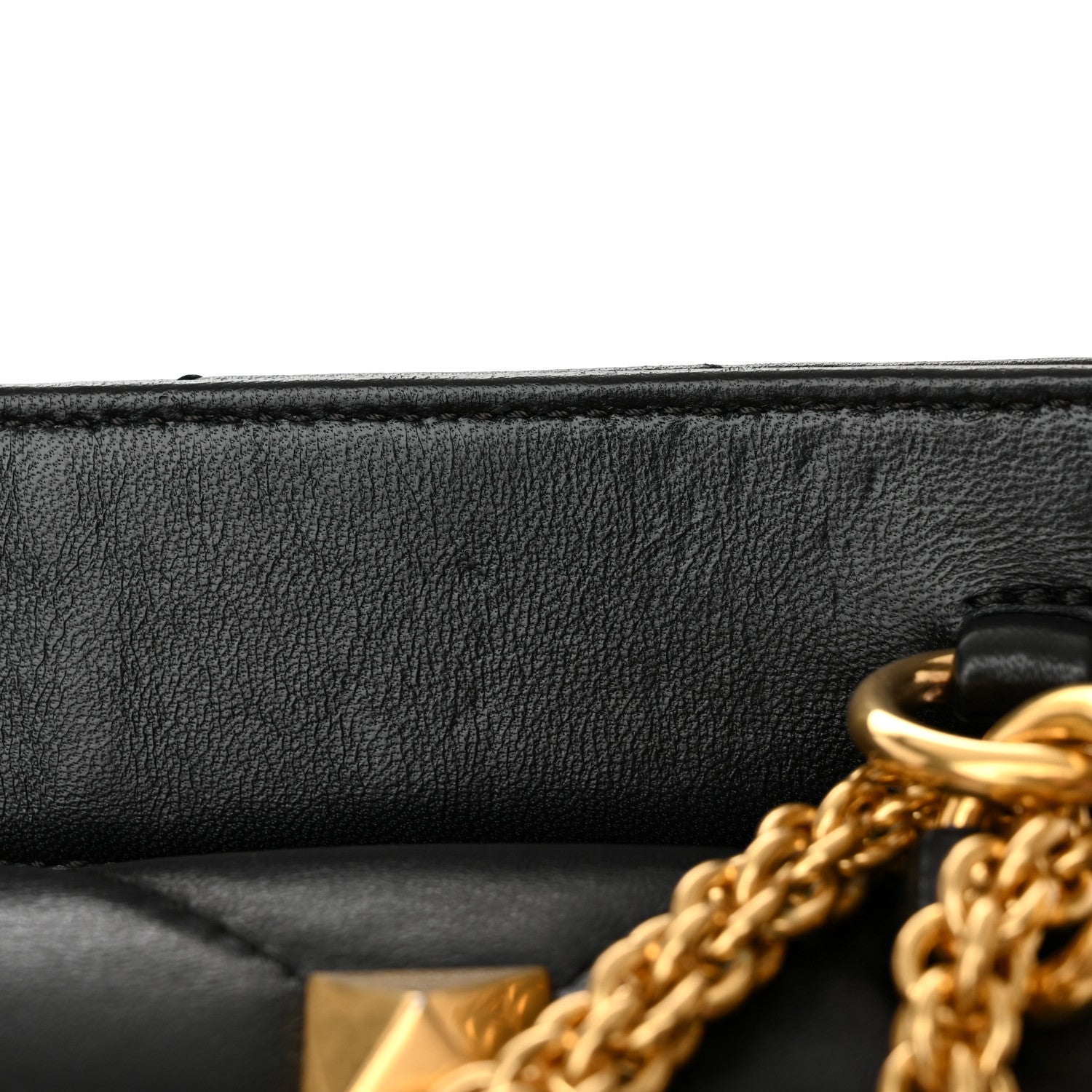 Valentino Garavani Nappa Medium Roman Stud Shoulder Bag Black 14 of 14