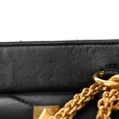 Valentino Garavani Nappa Medium Roman Stud Shoulder Bag Black 14 of 14