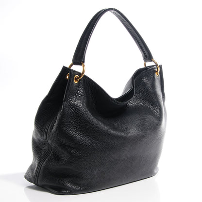 Prada Vitello Daino Hobo Nero Black 3 of 10