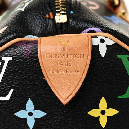 Louis Vuitton Monogram Multicolor Speedy 30 Black 6 of 21