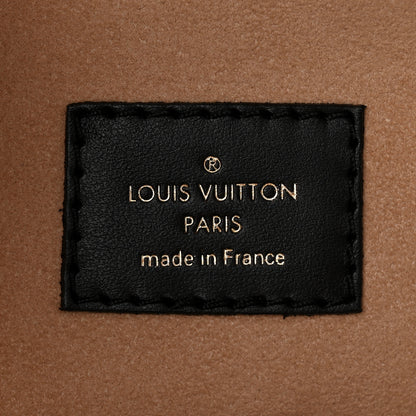Louis Vuitton Calfskin Monogram On My Side MM Laurier Green Toffee Latte Beige 6 of 9