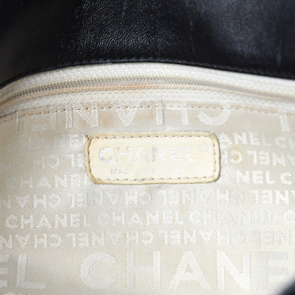 Chanel Lambskin Diamond Stitched CC East West Flap Black 10 of 12