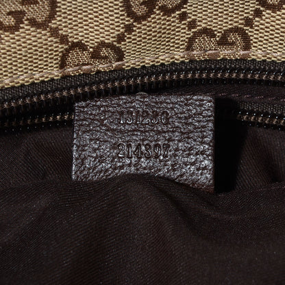 Gucci GG Monogram Medium Web Handle Bucket Tote 7 of 8