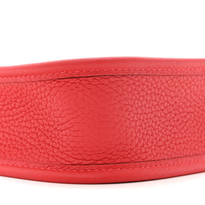 Hermes Taurillon Clemence Evelyne TPM Vermillion Rouge Vif 9 of 11