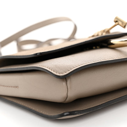 Chloe Suede Calfskin Small Faye Shoulder Bag Motty Grey 8 of 10